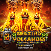 3 Blazing Volcanoes Power Combo Slot Game Image